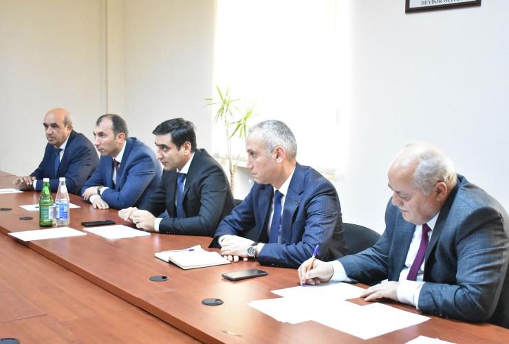 The head of the Agricultural Services Agency, Sardar Haciyev, received citizens in Yevlakh